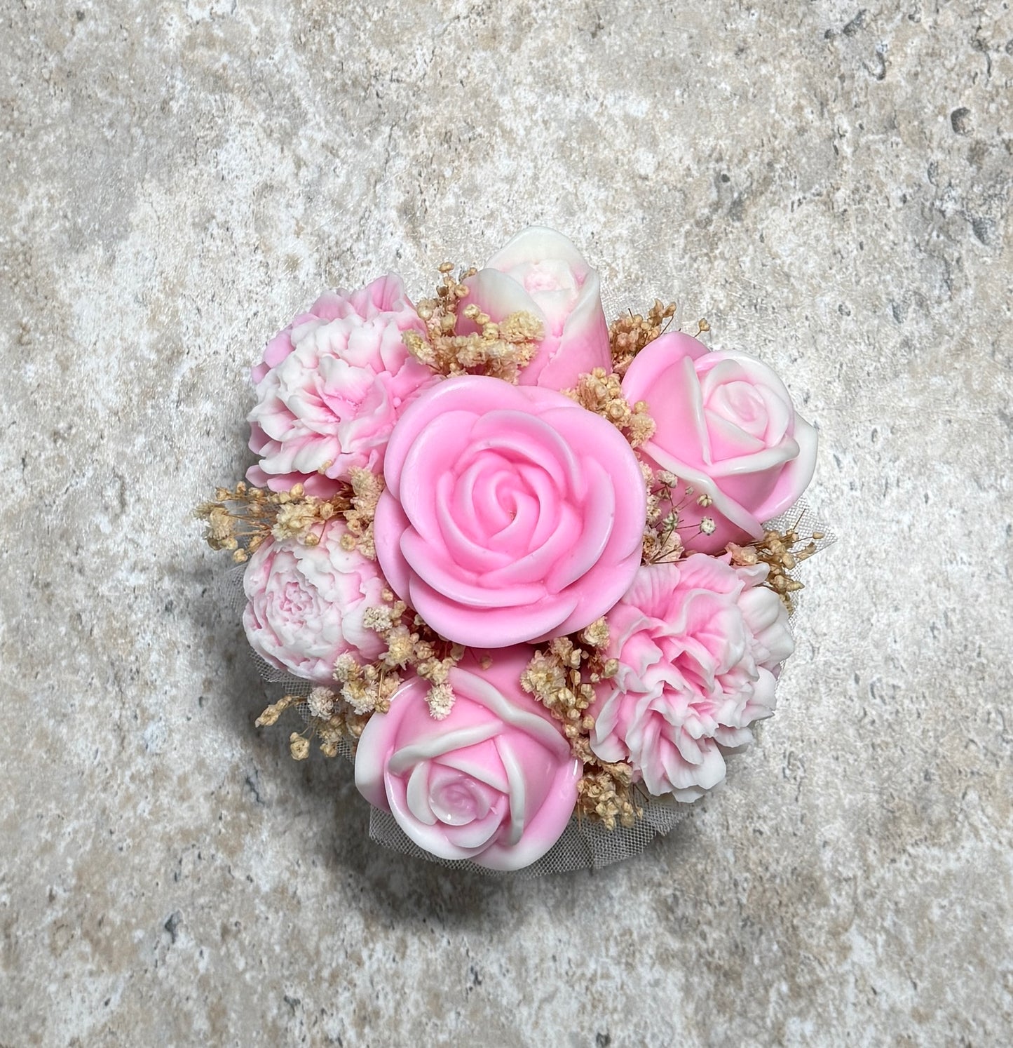 Handcrafted Floral Candle Arrangement – Custom Color & Scent Options image 4