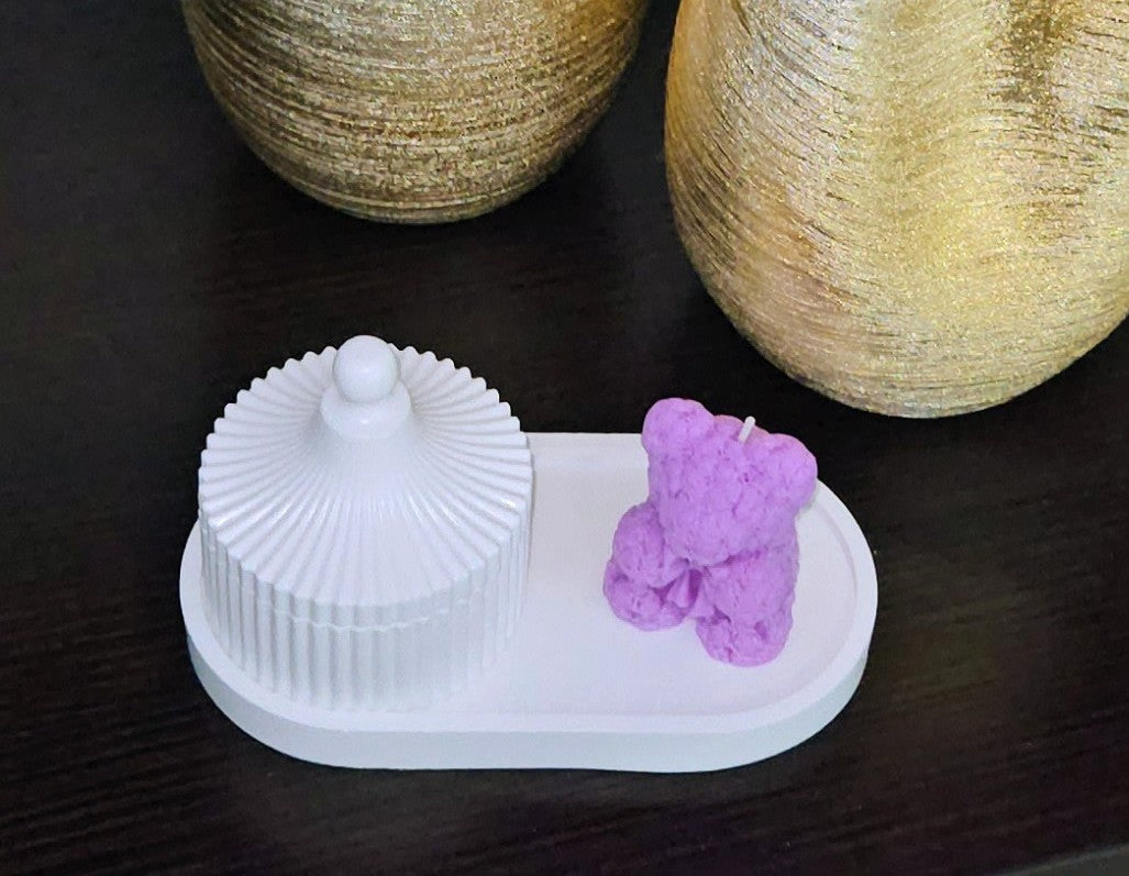 🌸 Blush Bloom Candle Duo-Choose your scent and color-Made to order image 9