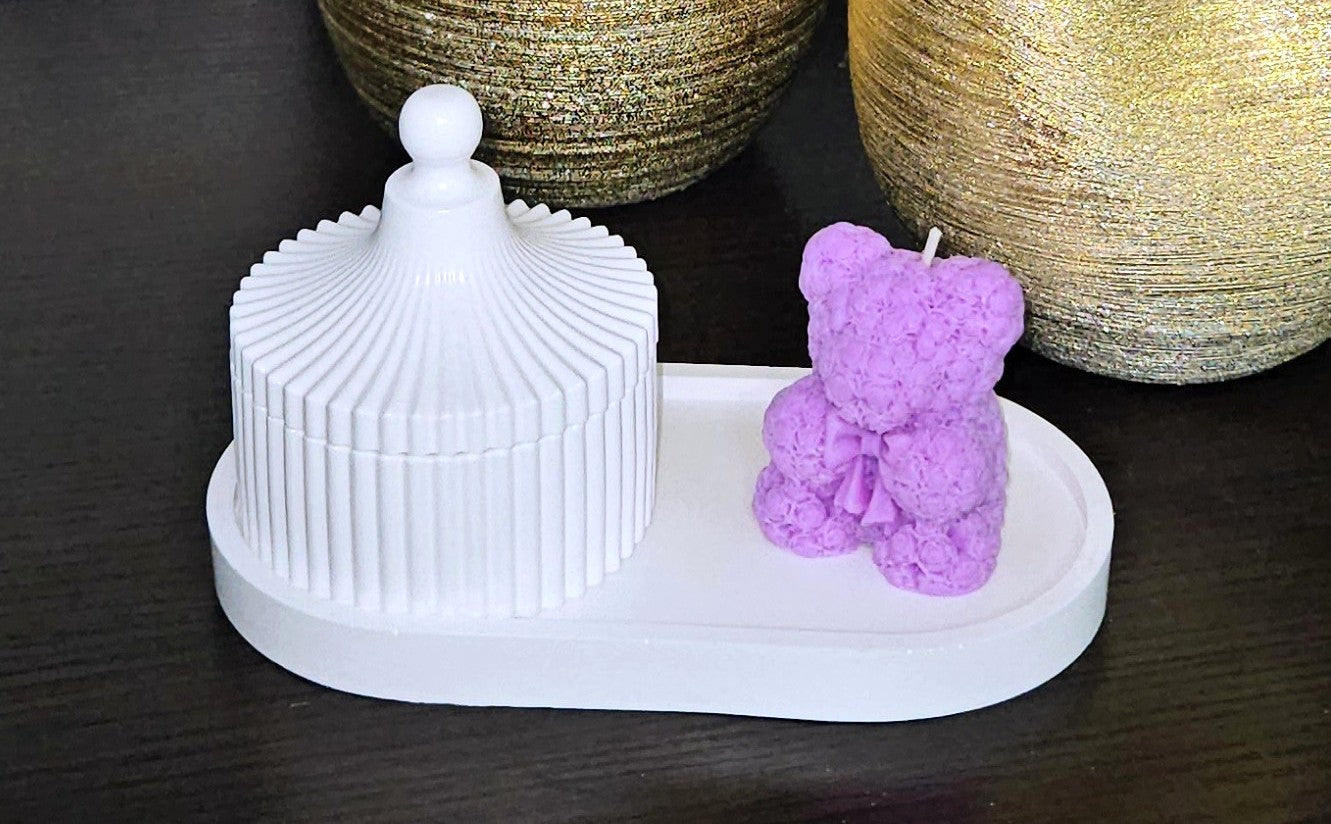 🌸 Blush Bloom Candle Duo-Choose your scent and color-Made to order image 10