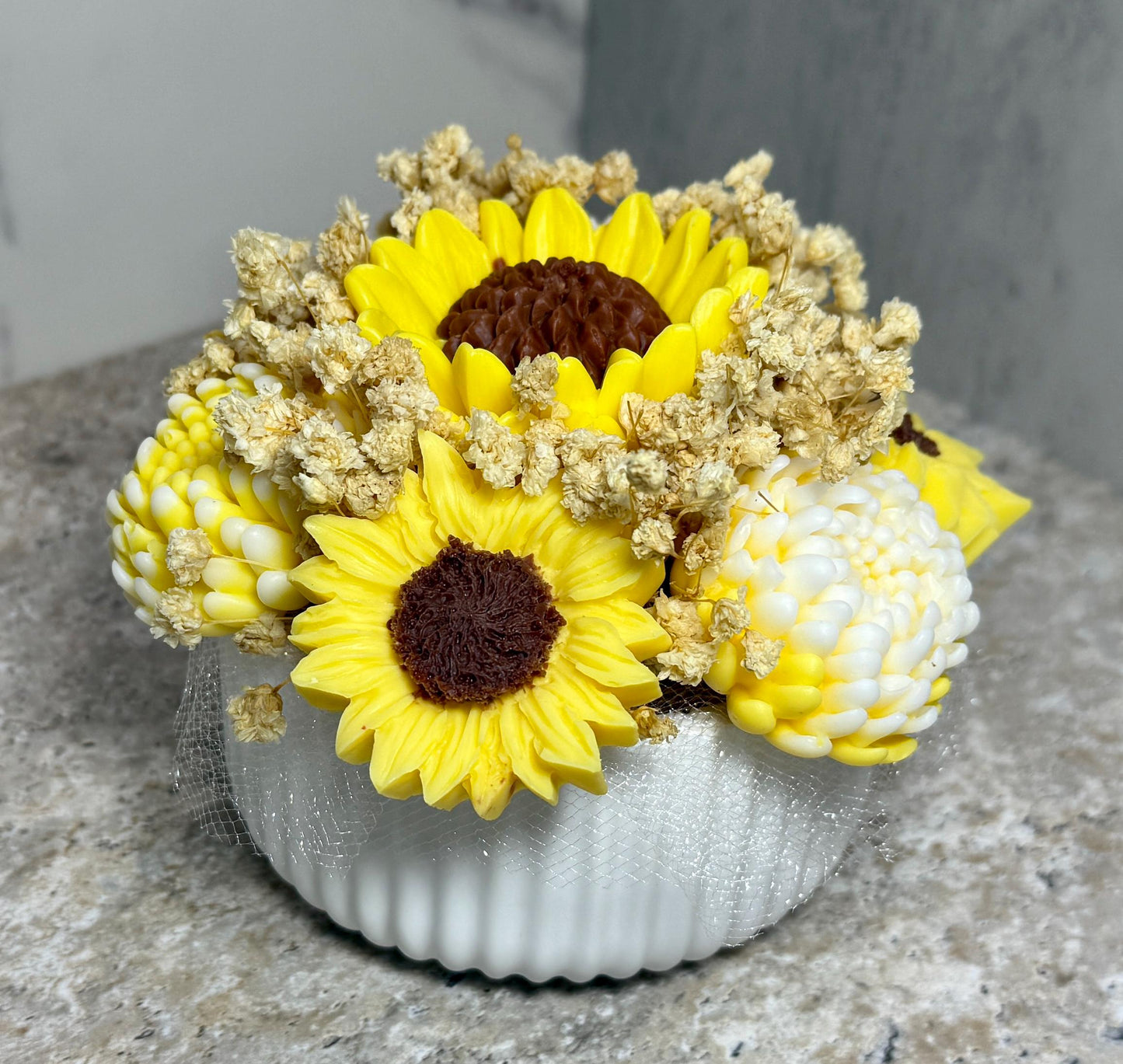 Floral Candle Bouquet