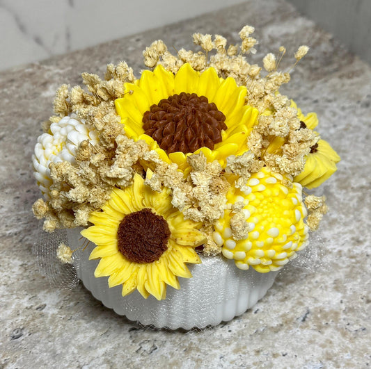 Floral Candle Bouquet
