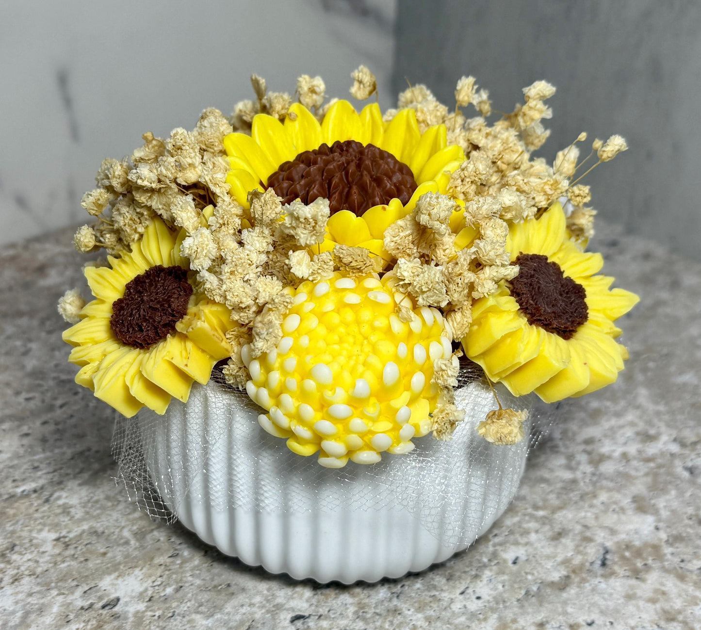 Floral Candle Bouquet