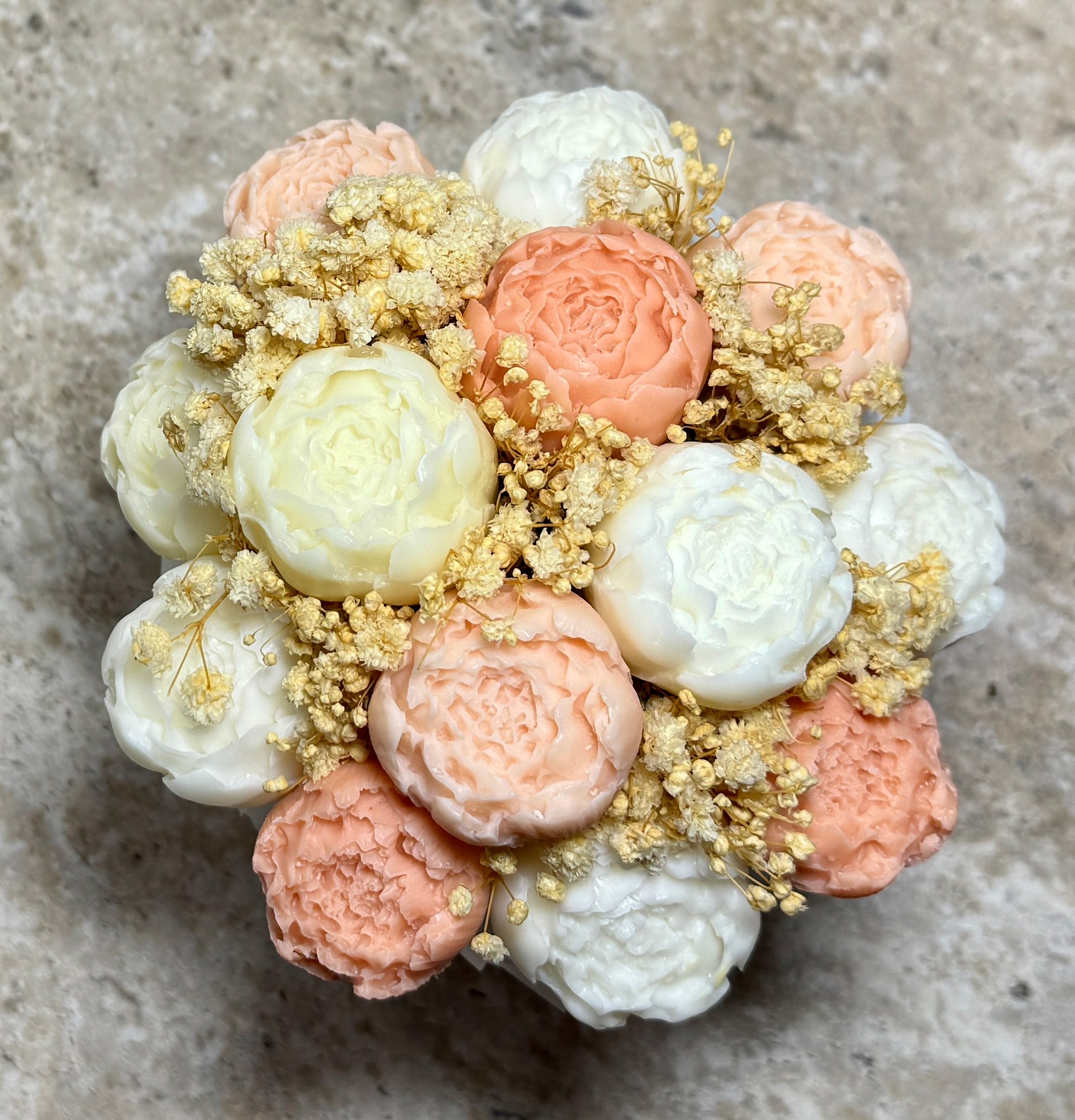 🌸 Velvet Bloom – Candle Scented Ruby Rouge Bouquet image 2