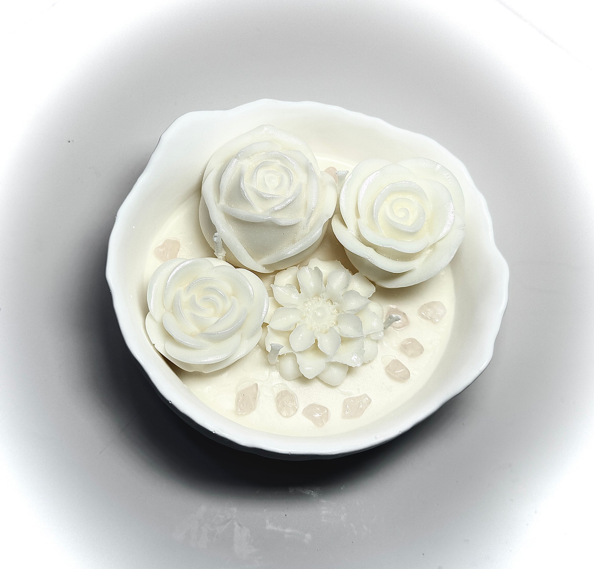 Candle Flower Bowl-Choose Scent-Choose color image 6