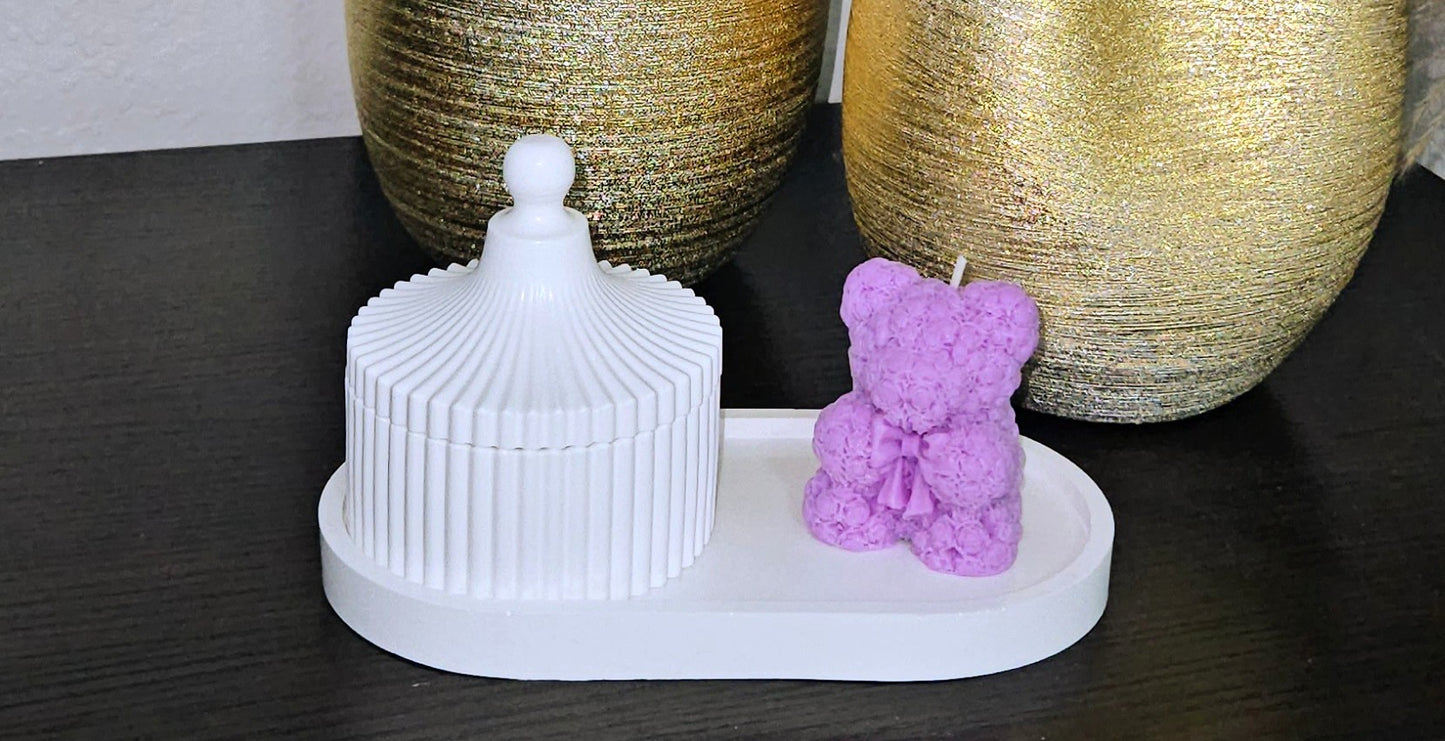 🌸 Blush Bloom Candle Duo-Choose your scent and color-Made to order image 11