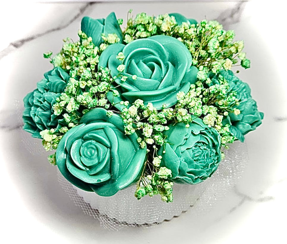 Handcrafted Floral Candle Bouquet – Custom Color & Scent image 4