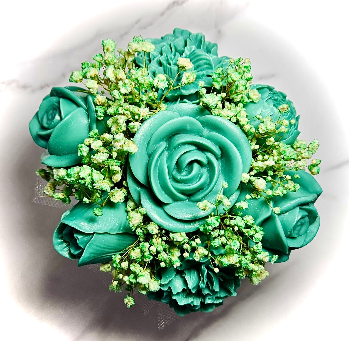 Handcrafted Floral Candle Bouquet – Custom Color & Scent image 3
